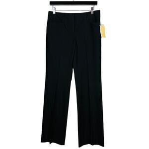 NEW! Michael Kors Gramercy Fit Trouser Flare Pant Career Casual Black - 4